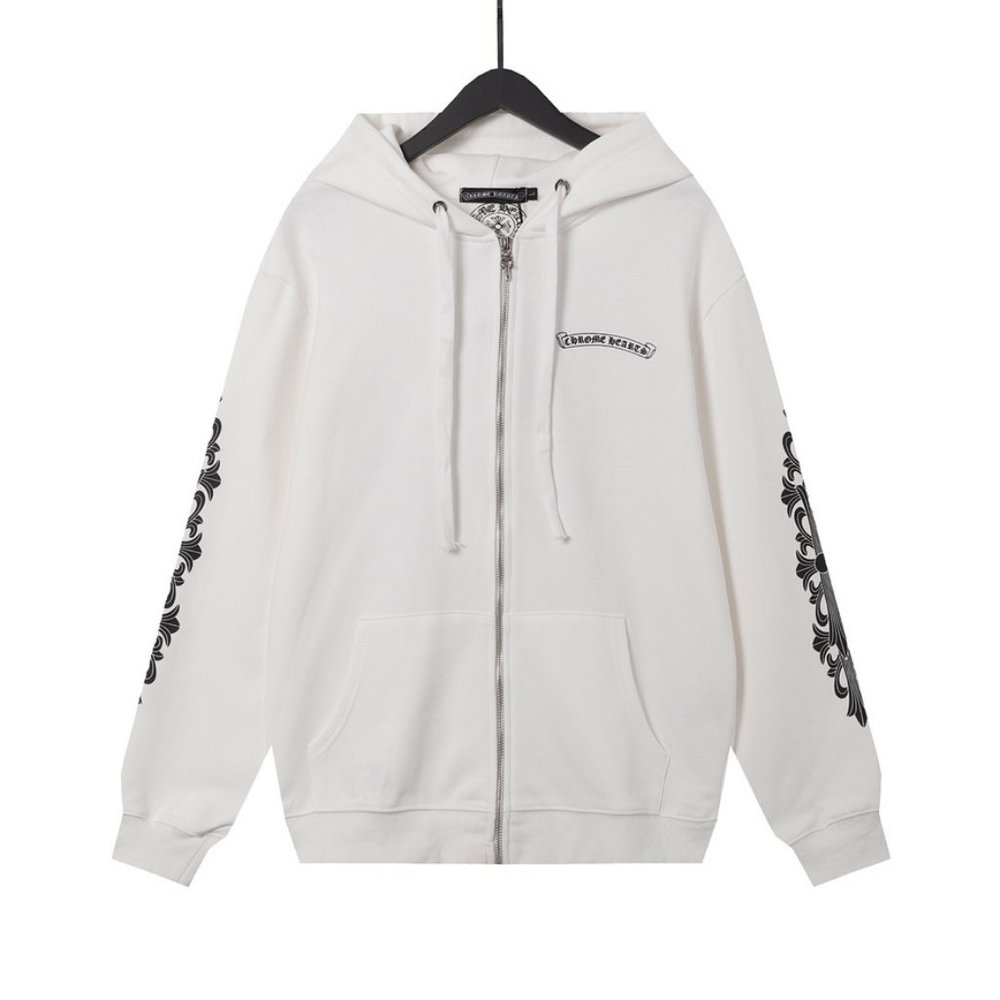 Chrome Hearts Purple Treasure Sword Monogram Print Hoodie